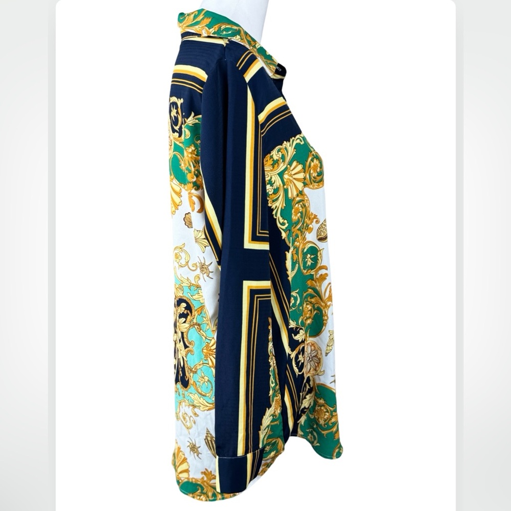 Prettylittlething Nautical Shell Chain Print Over… - image 4